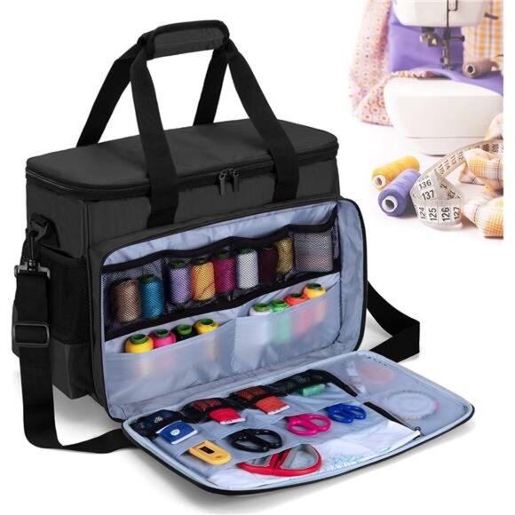 Sewing Machine Carrying Bag with Removable Padding Pad, Tote Bag - Picture 10 of 16
